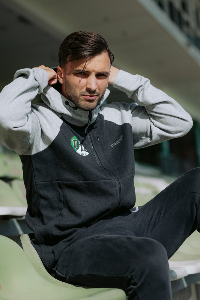 
                  
                    Capelli Zip-Up-Hoodie 25|26 (grau / schwarz)
                  
                